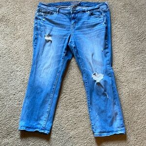 Torrid Vintage stretch boyfriend straight cut jeans